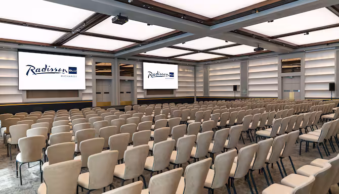 Plenary hall at Radisson Blu Bucharest